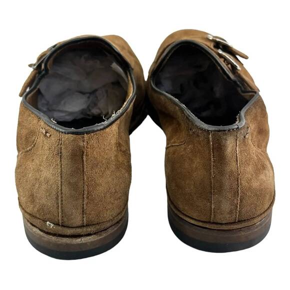 ALEXANDER HOTTO size 9 Vintage Effect Double Monk strap Loafer (Men's ) - Picture 6 of 7